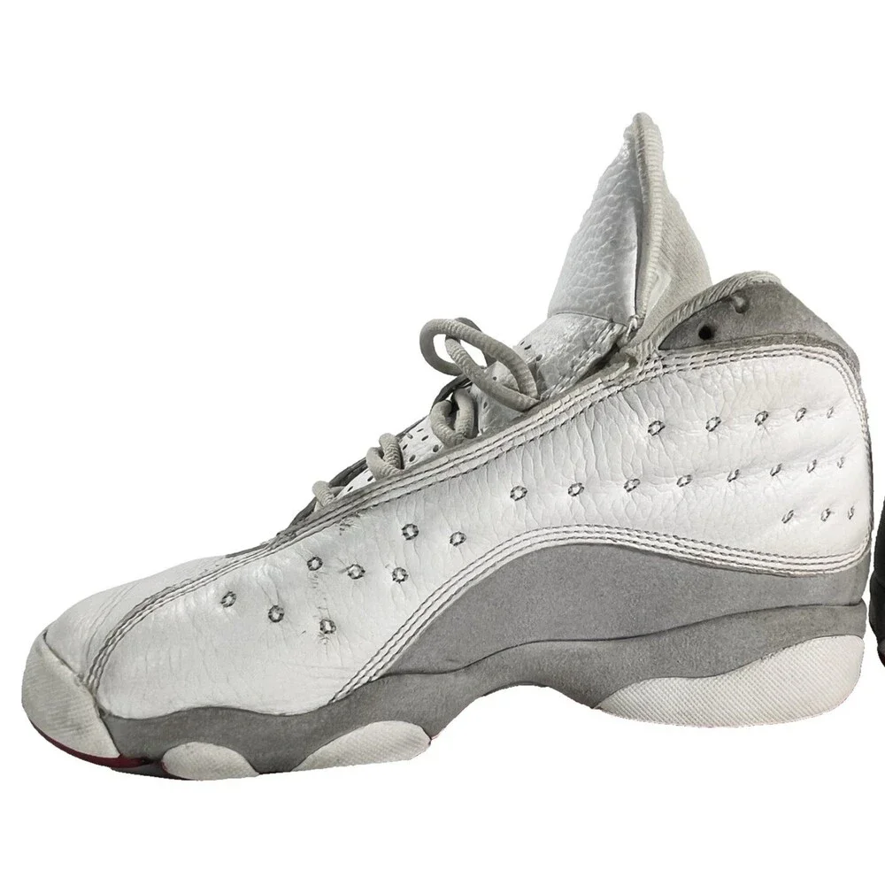 Nike Air Jordan 13 Retro Kids 4.5Y Wolf White & Grey Sneakers DJ3003-160